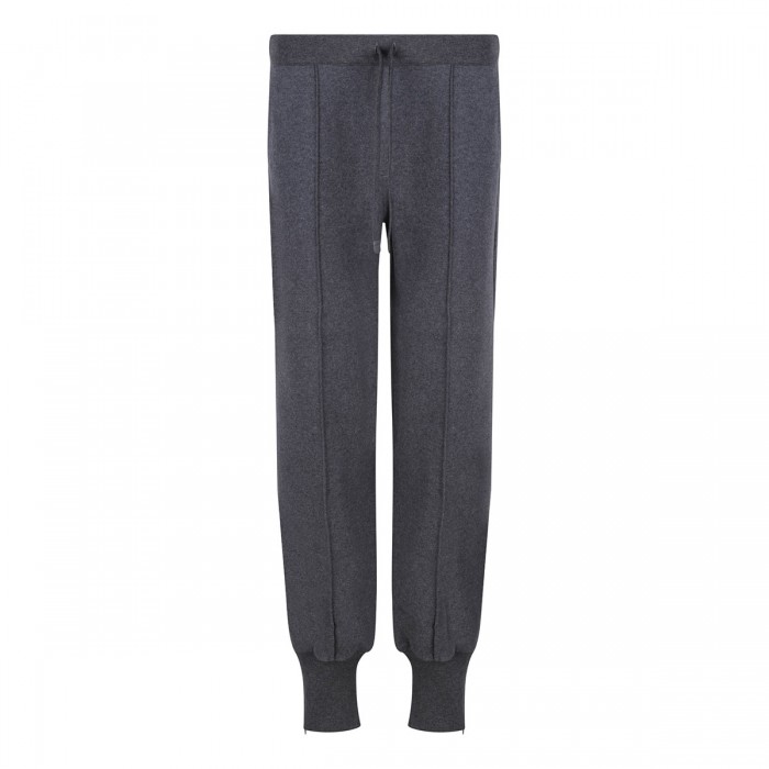 Dark gray melange sweat pants