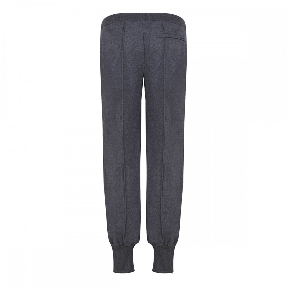 Dark gray melange sweat pants