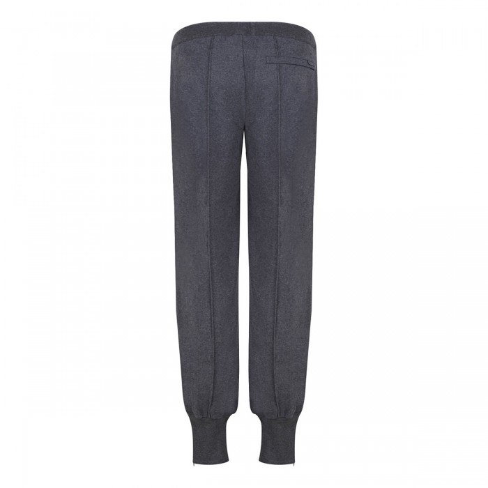 Dark gray melange sweat pants