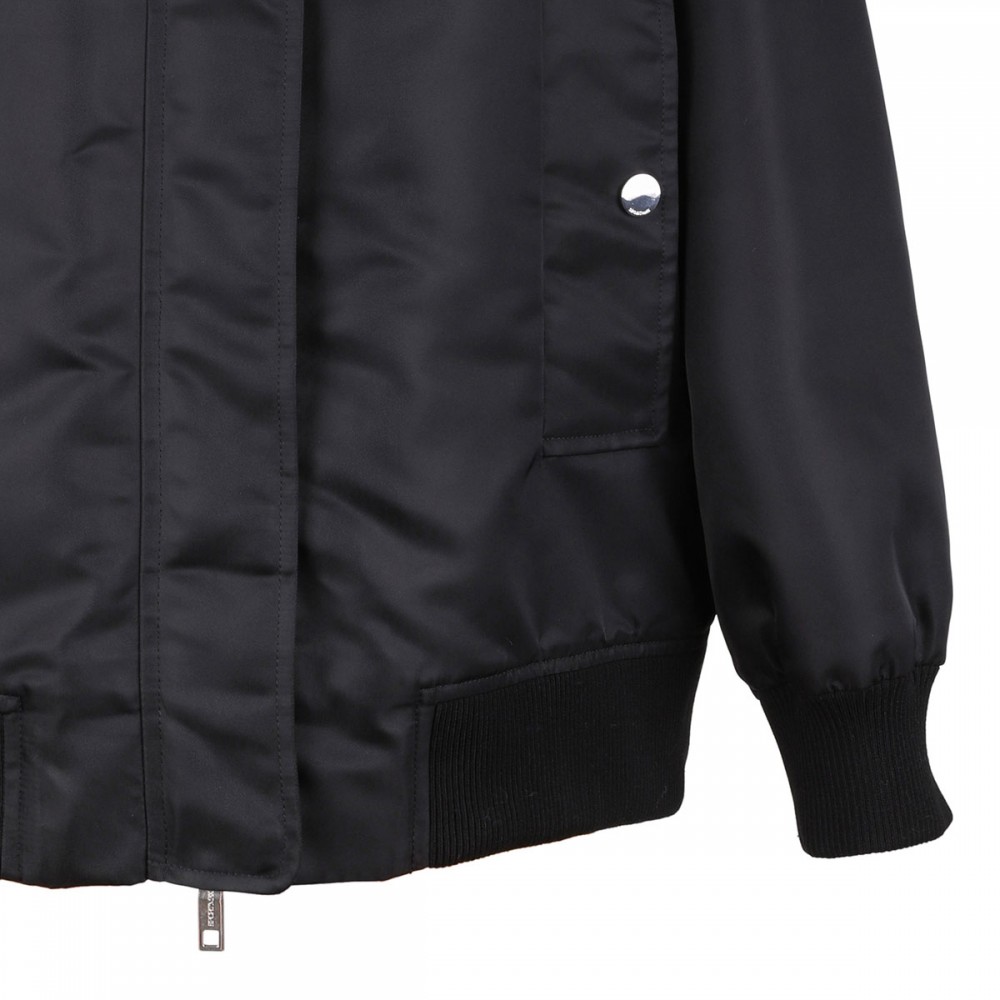 Agape twill bomber jacket
