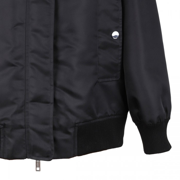 Agape twill bomber jacket