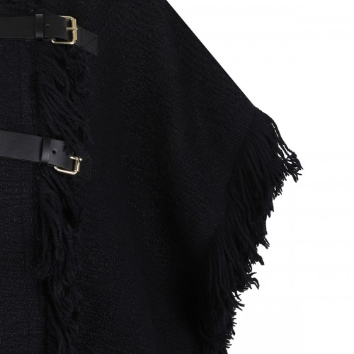Greya fringed cape coat 2