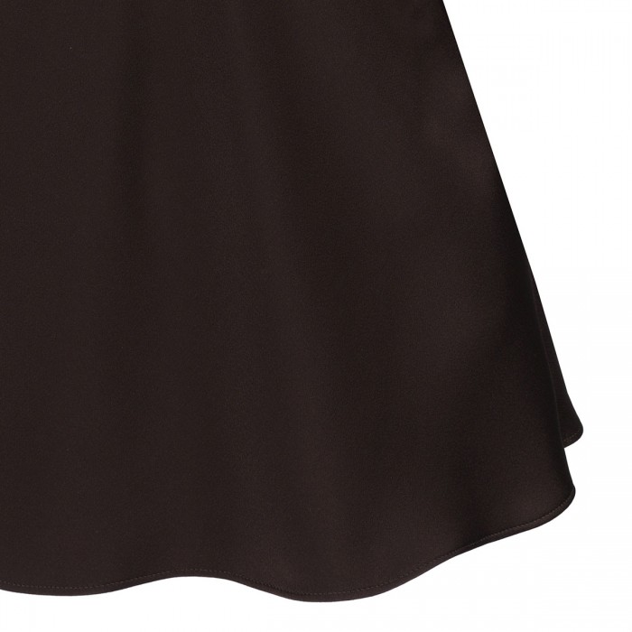 Deep brown halterneck top