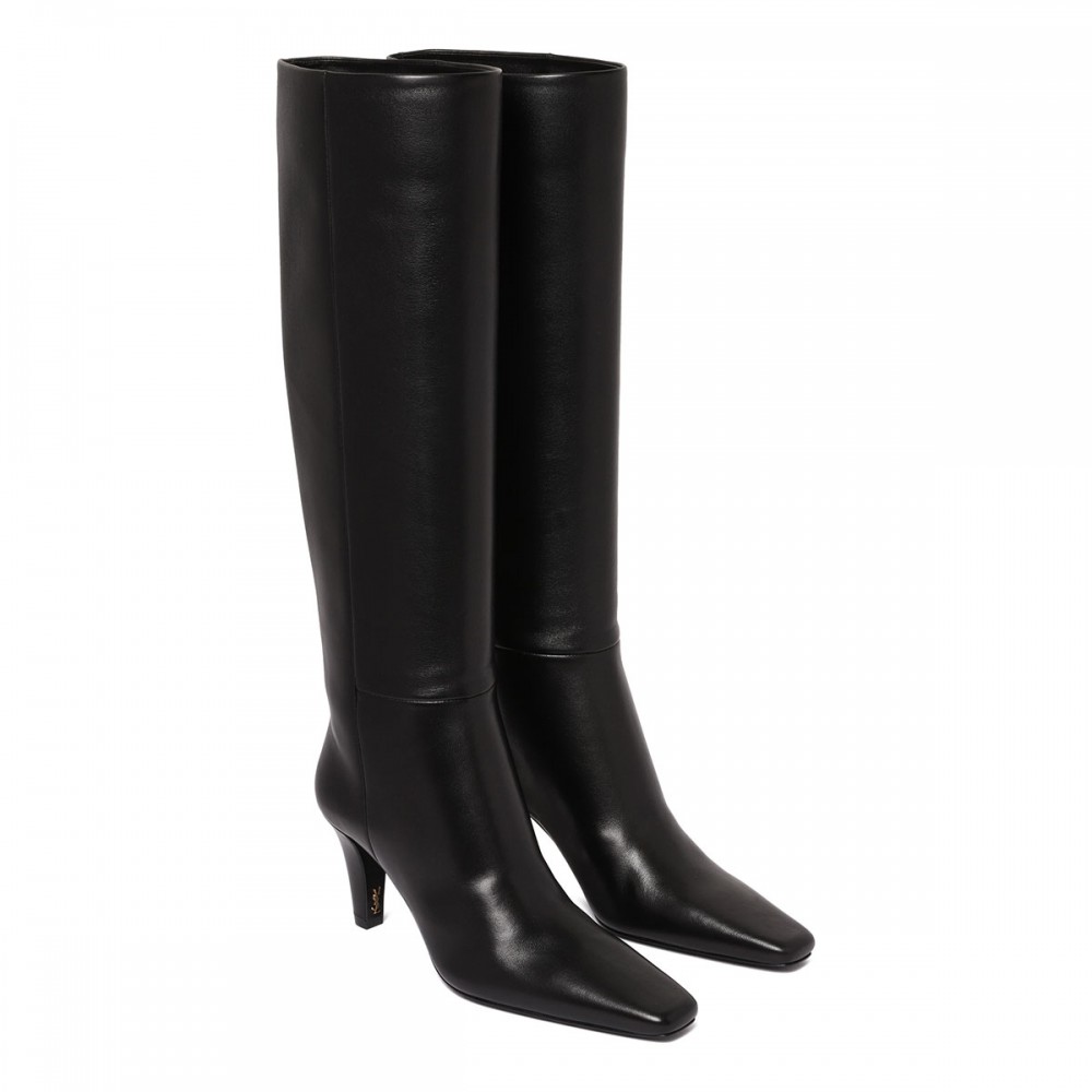 Jill 75 smooth leather boots