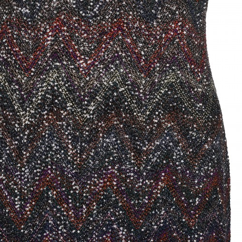 Herringbone stripe knit dress 2