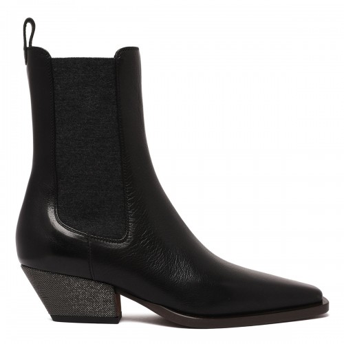 Leather Chelsea boots