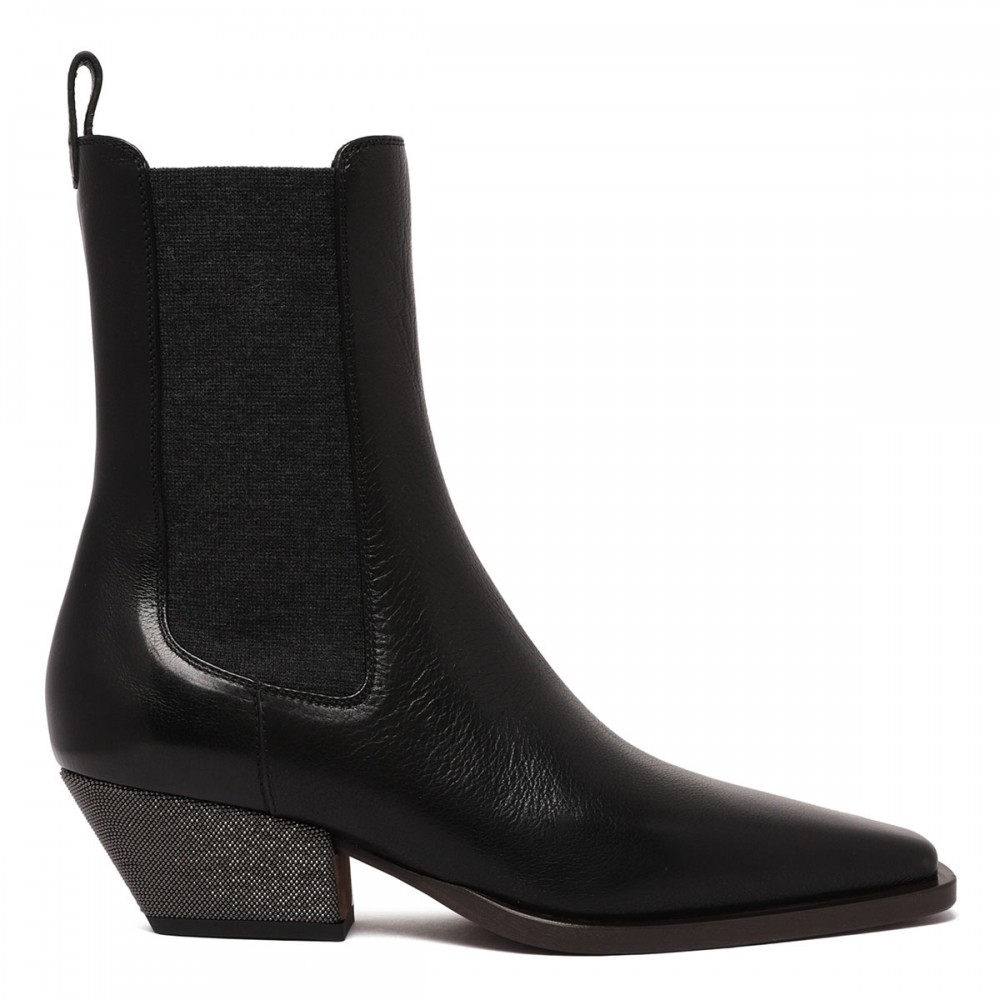Leather Chelsea boots