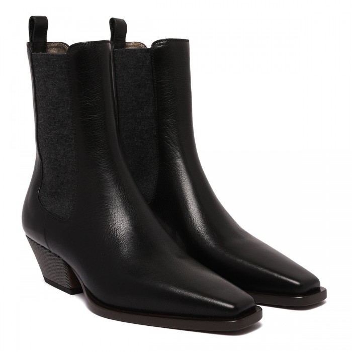 Leather Chelsea boots