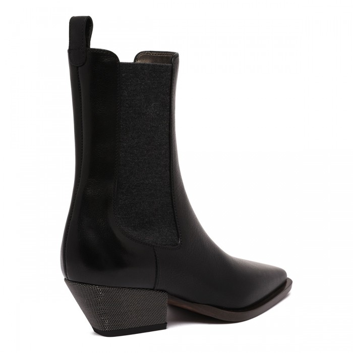 Leather Chelsea boots