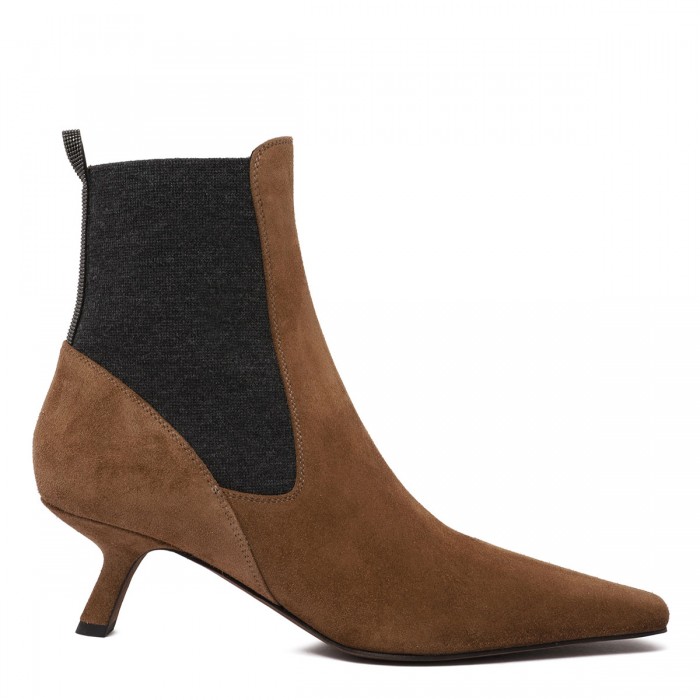 Suede ankle boots
