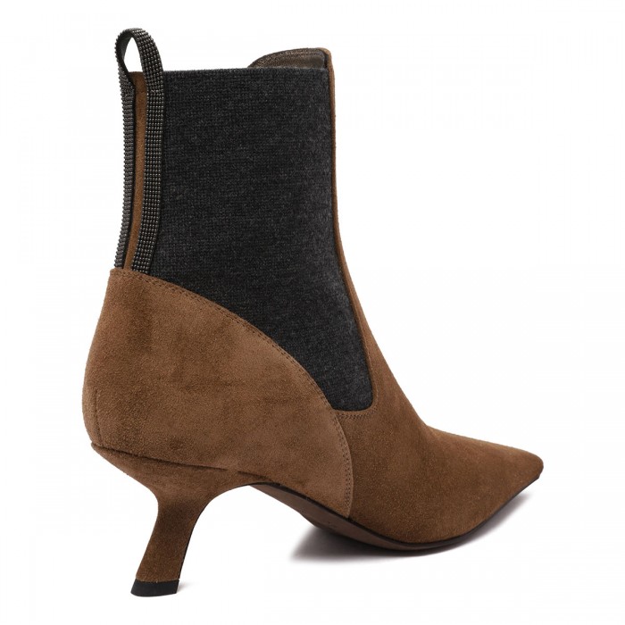 Suede ankle boots