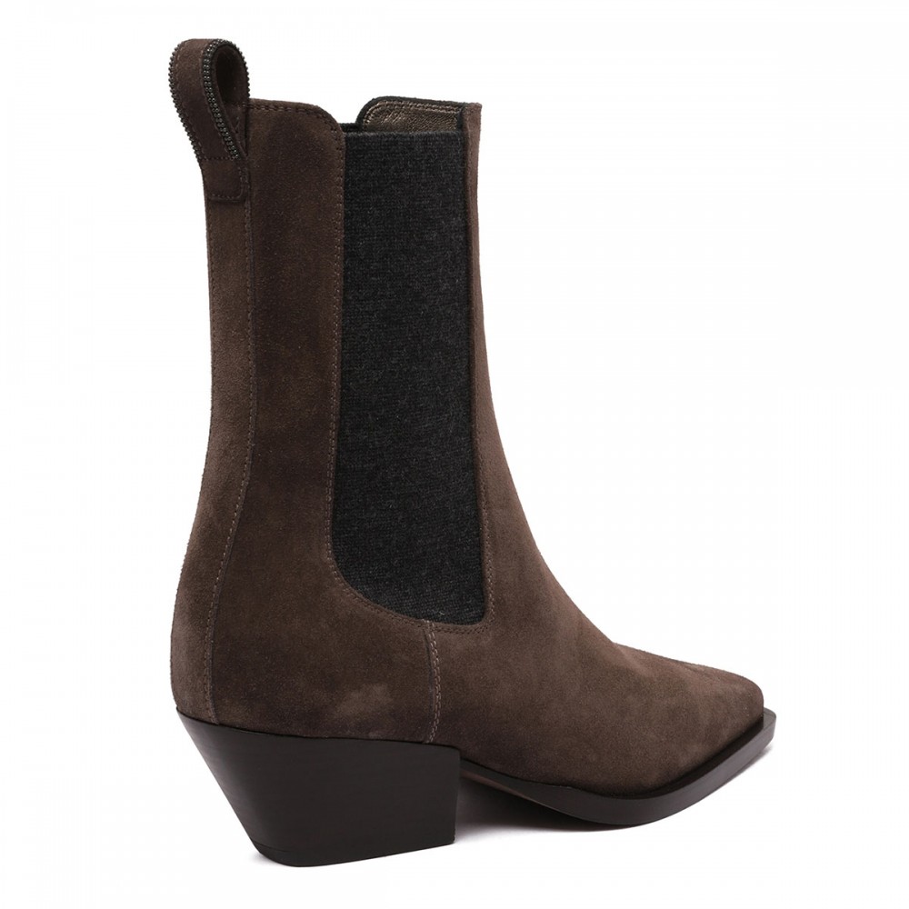 Suede Chelsea boots