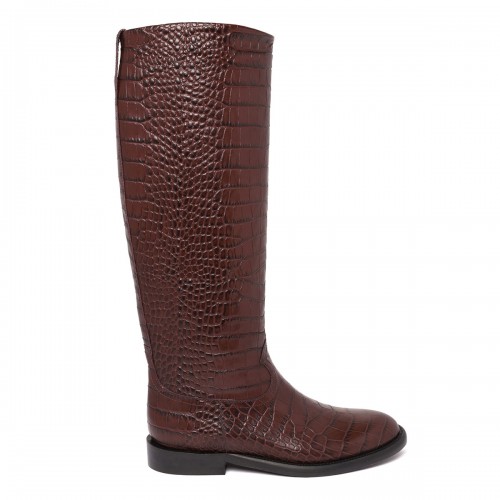 Montana croc-embossed...