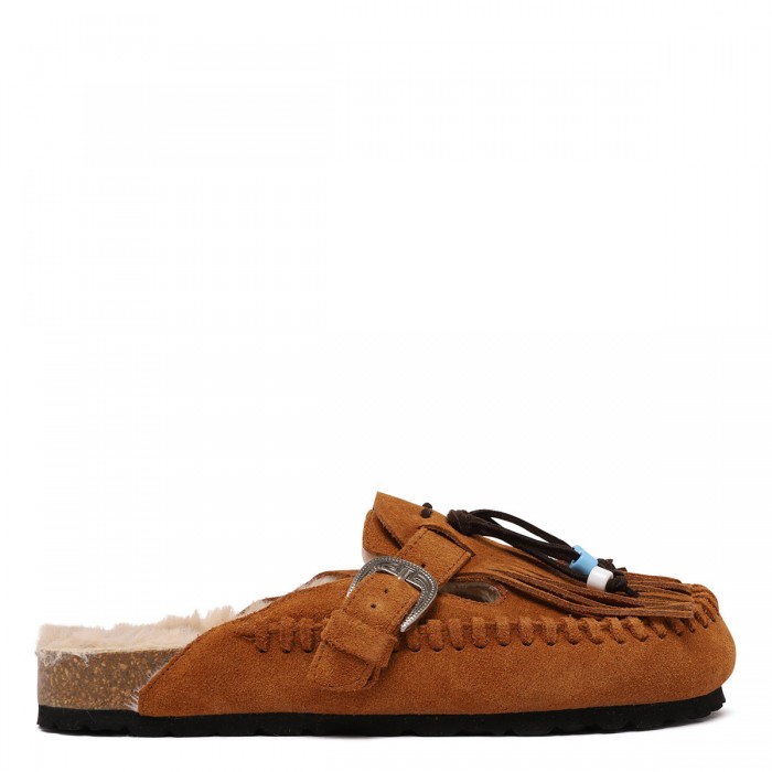 Caribe suede mules