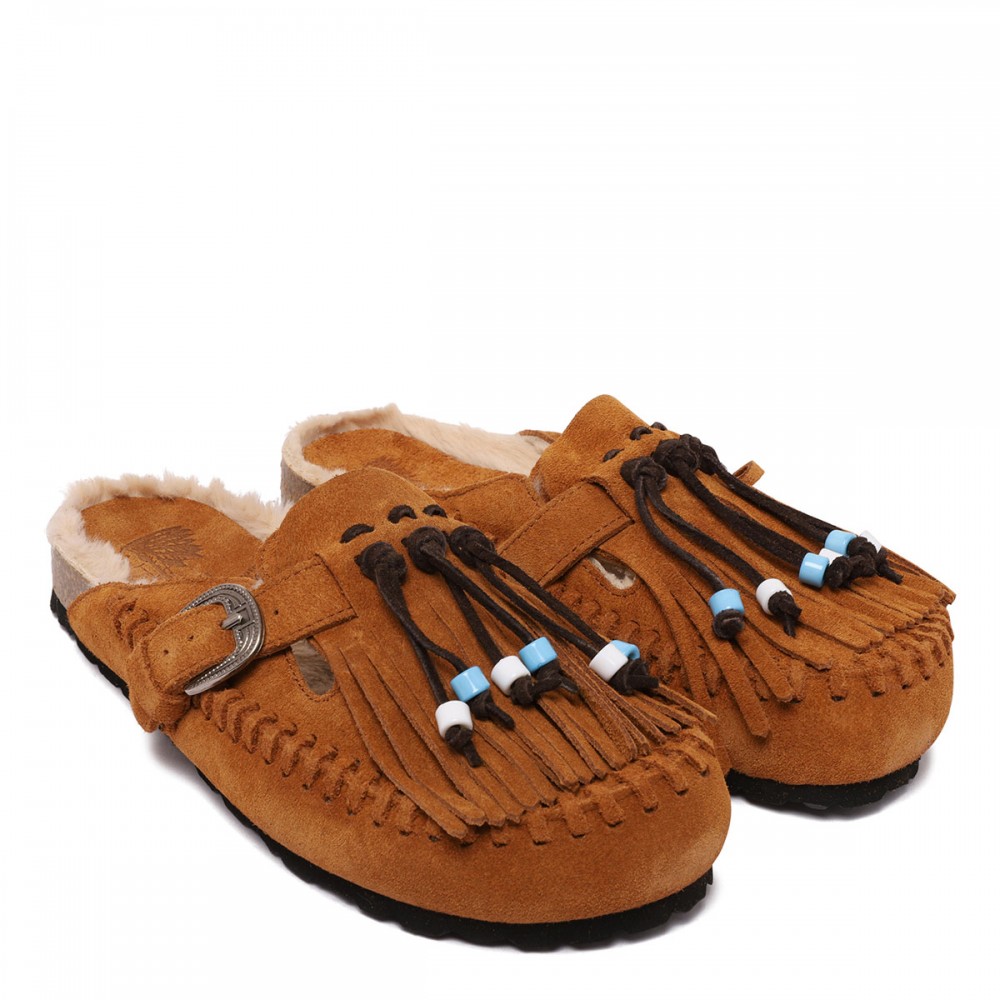 Caribe suede mules