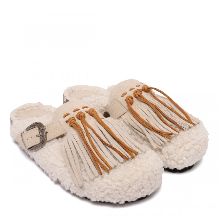 Sabot eco fur clogs