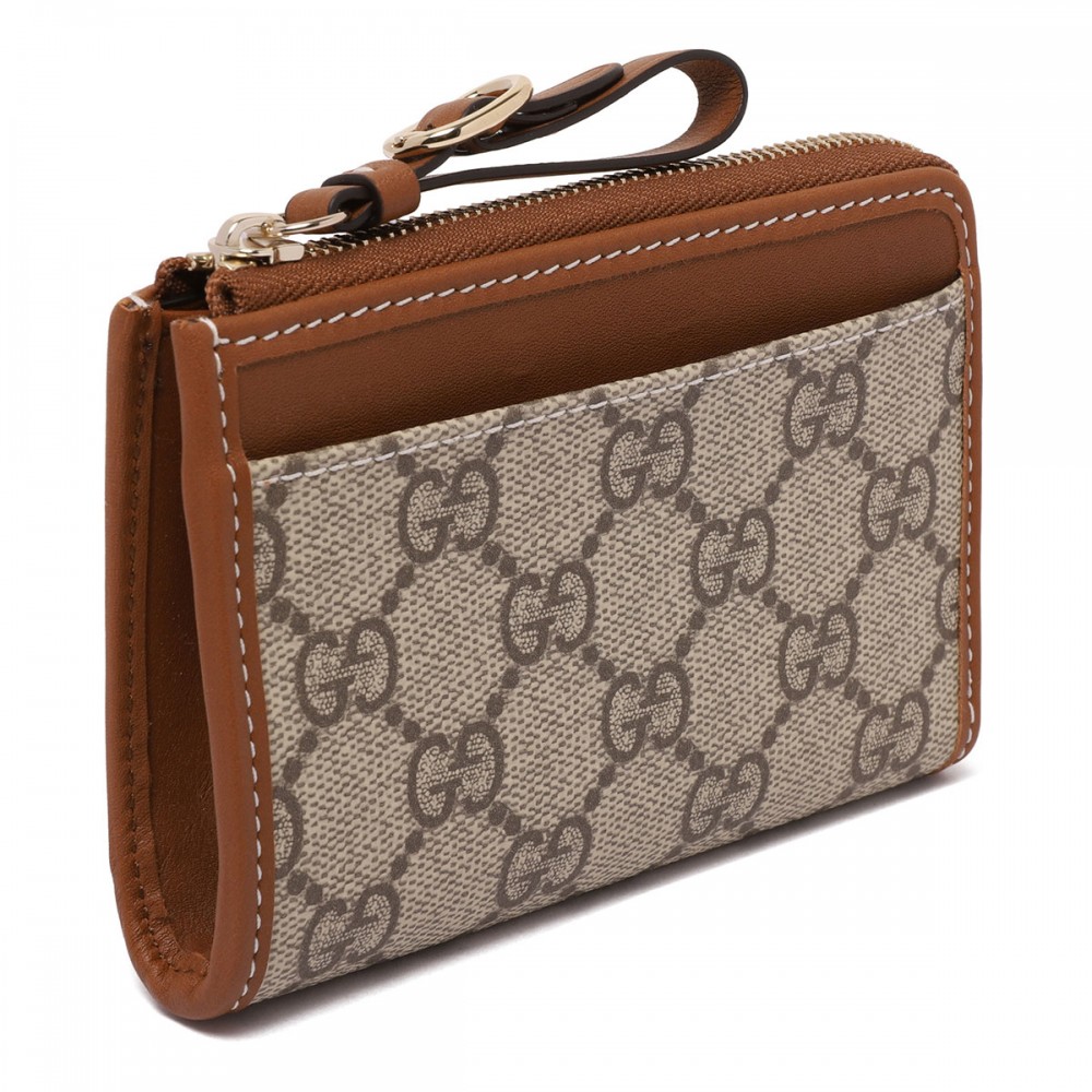 GG Emblem zip card case