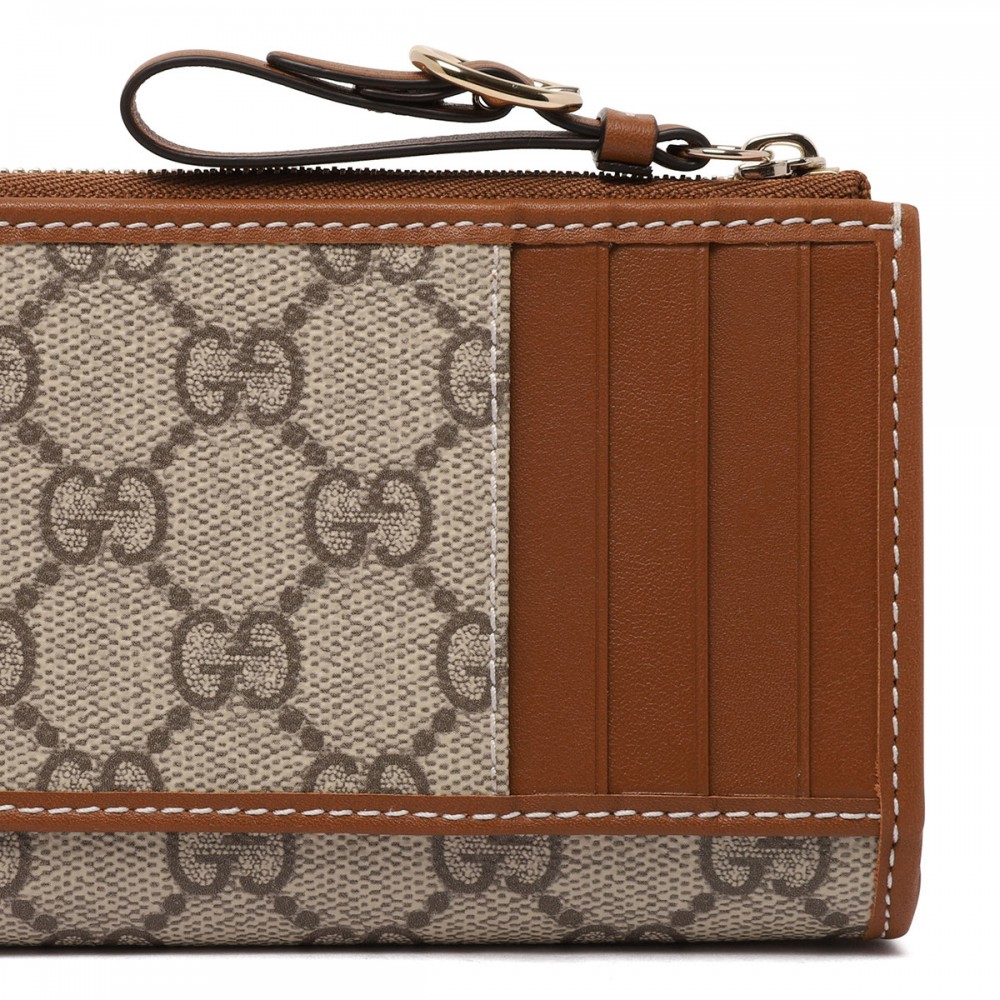 GG Emblem zip card case