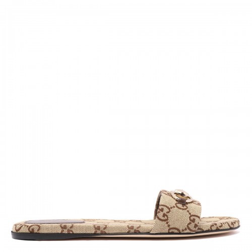 Horsebit silde sandals