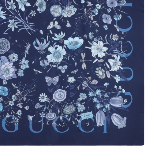 Flora silk twill carré 2