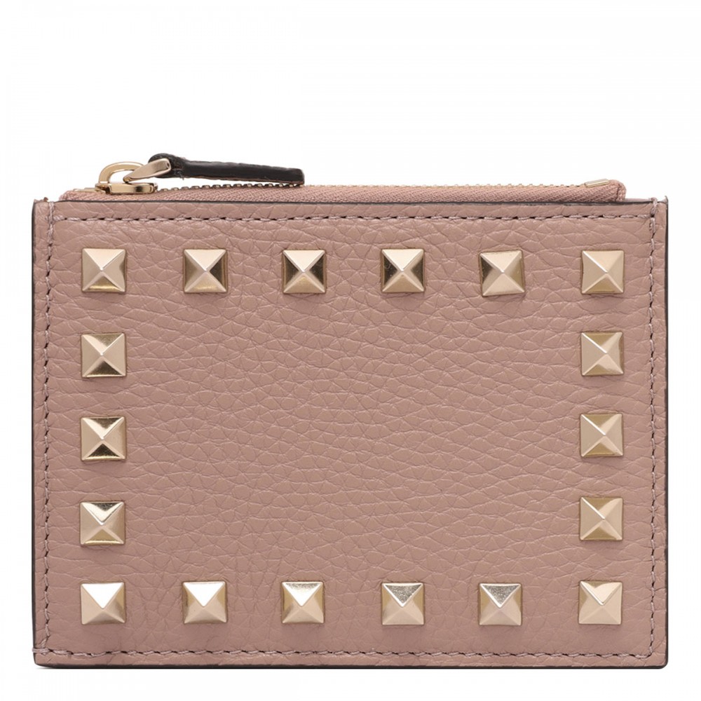 Rockstud coin purse and cardholder