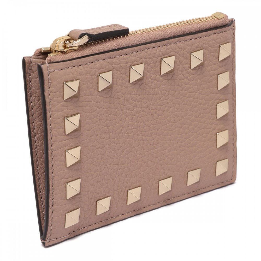 Rockstud coin purse and cardholder