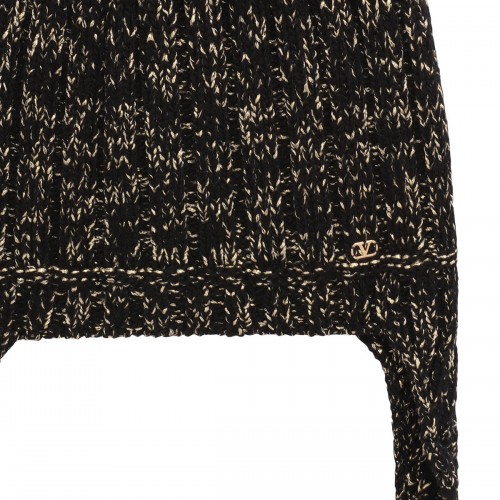 Black wool blend beanie 2