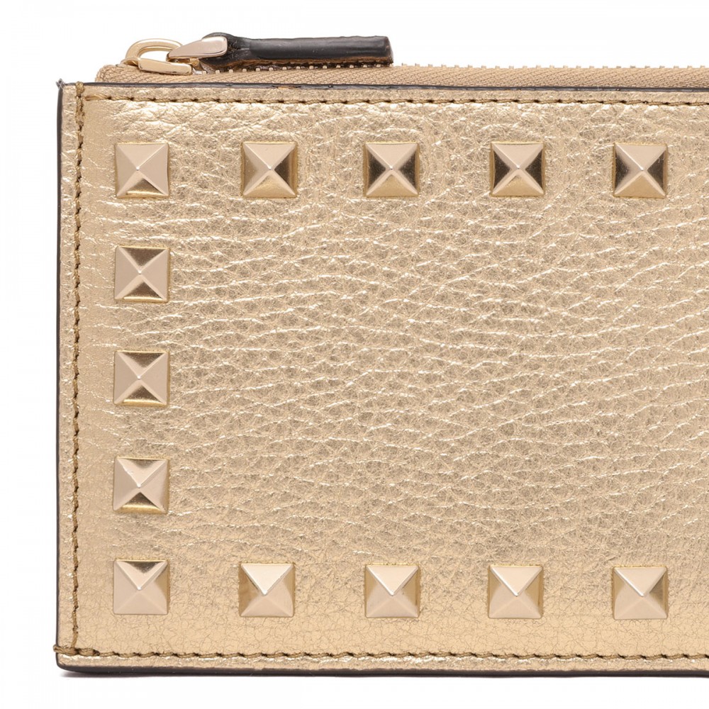 Rockstud coin purse and cardholder