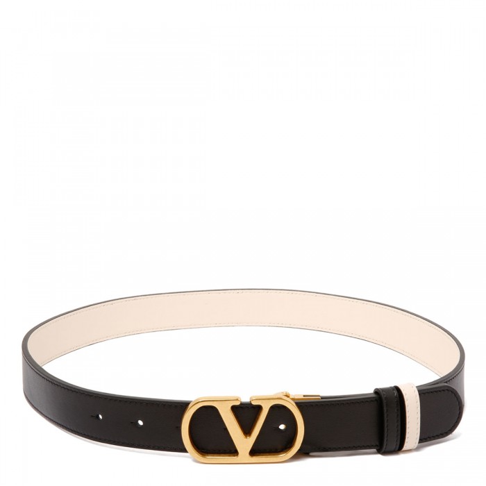 Vlogo signature reversible belt