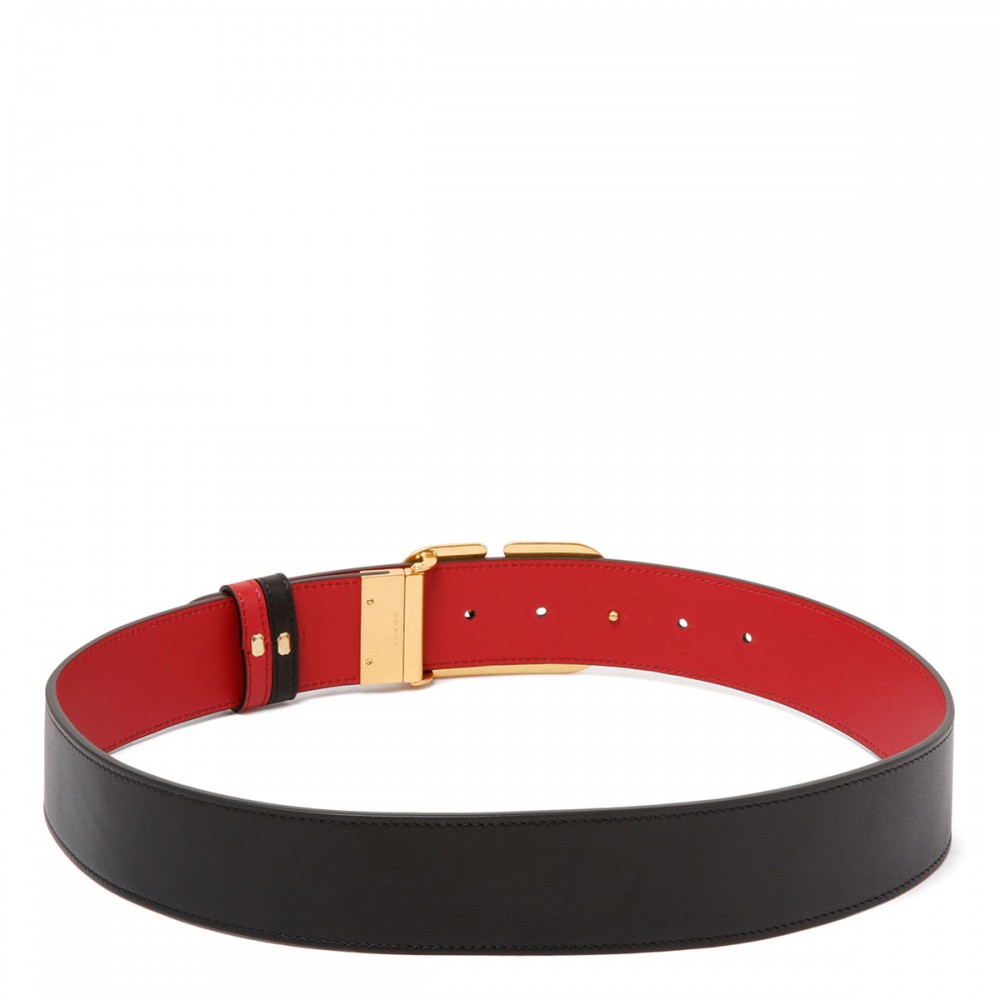 Vlogo signature reversible belt
