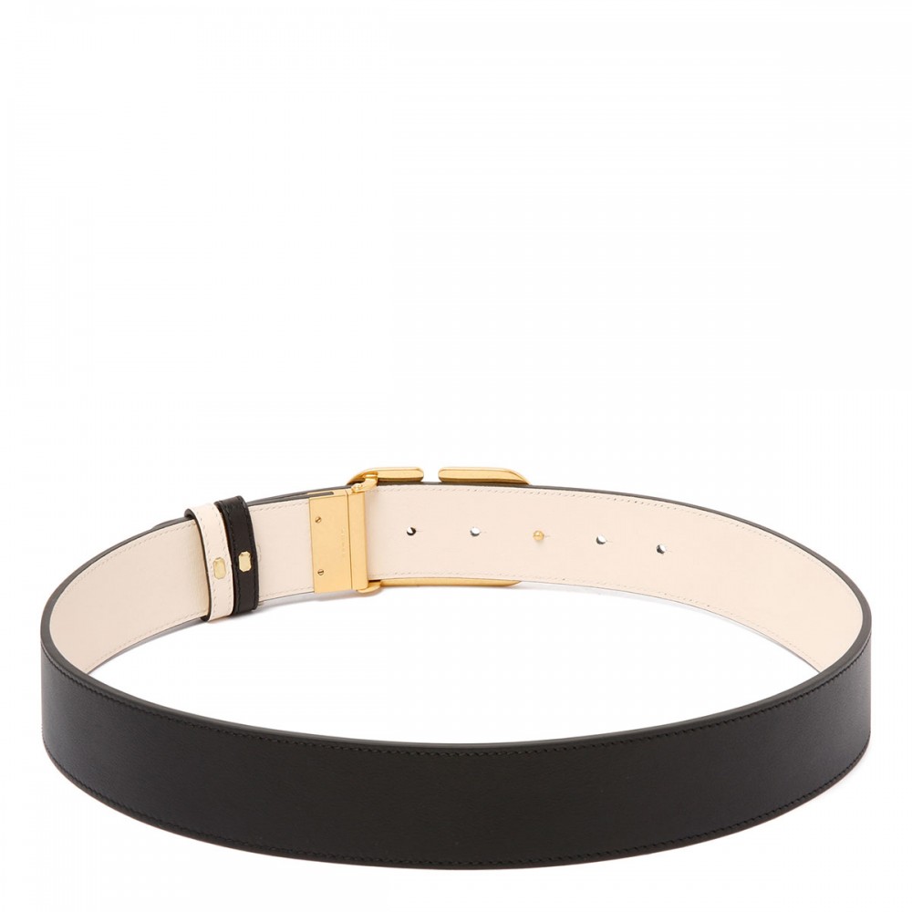 Vlogo signature reversible belt