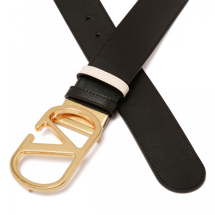 Vlogo signature reversible belt