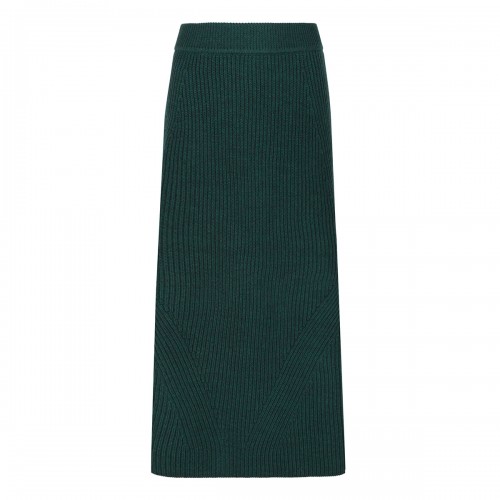 Hypnotic rib midi skirt
