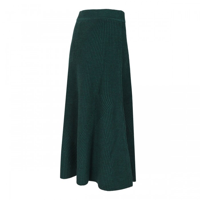Hypnotic rib midi skirt