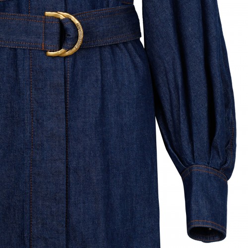 Denim cargo midi dress 2