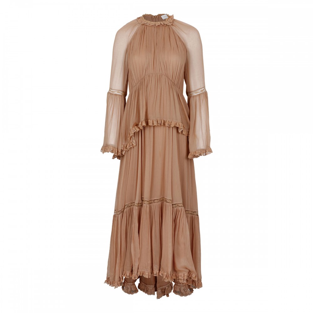 Hypnotic peplum flutter dress