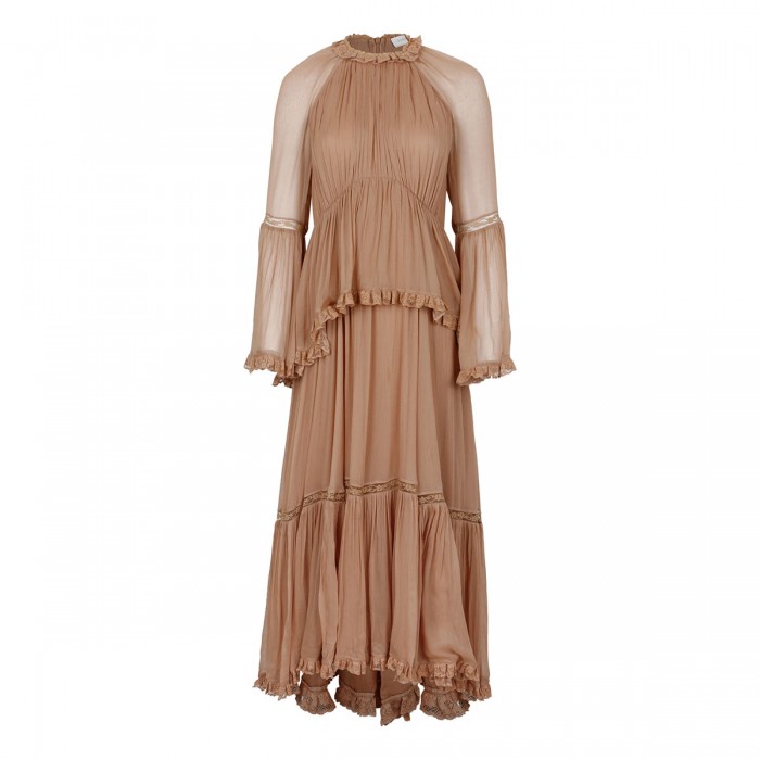 Hypnotic peplum flutter dress