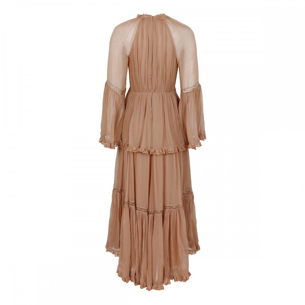 Hypnotic peplum flutter dress