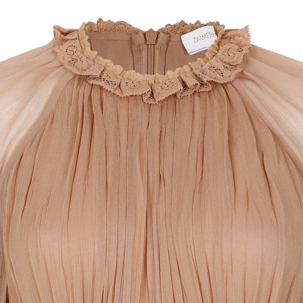 Hypnotic peplum flutter dress