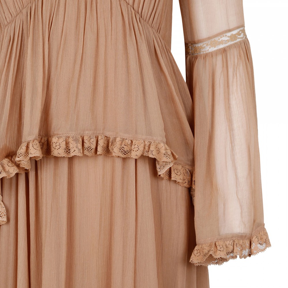 Hypnotic peplum flutter dress