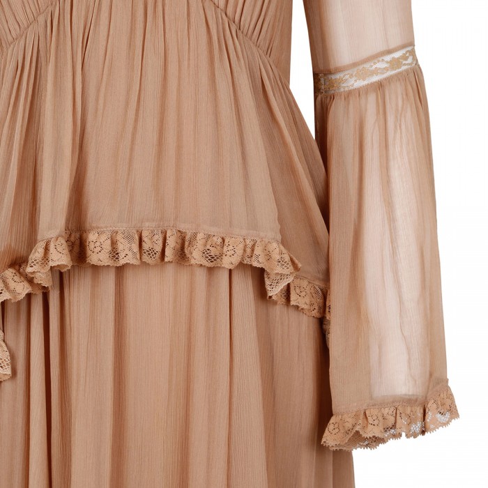 Hypnotic peplum flutter dress