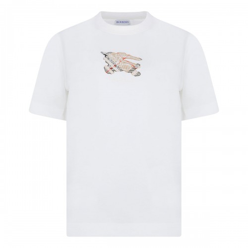 EKD check cotton T-shirt