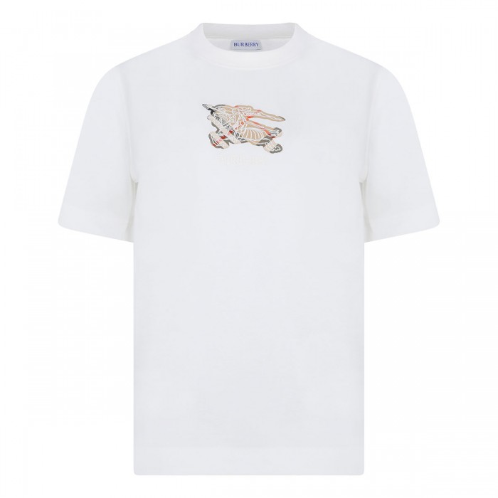 EKD check cotton T-shirt