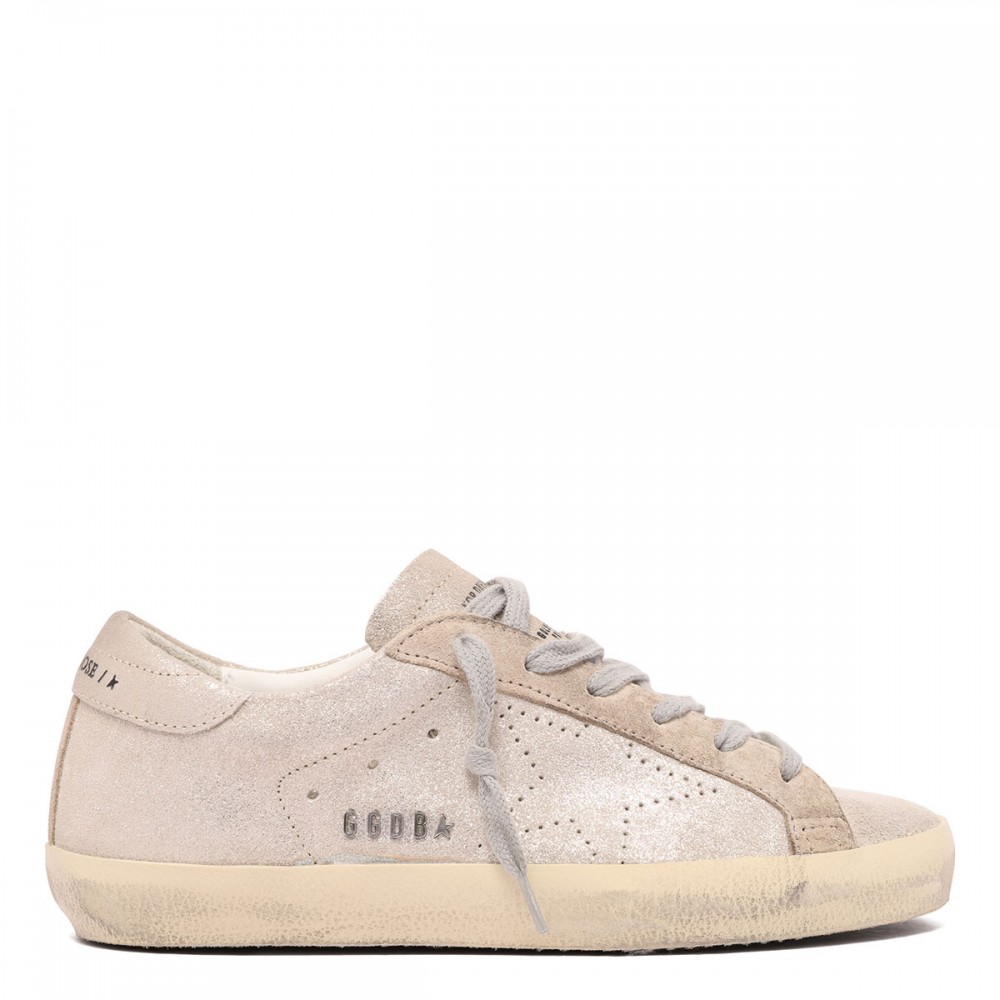 SuperStar glittery suede sneakers