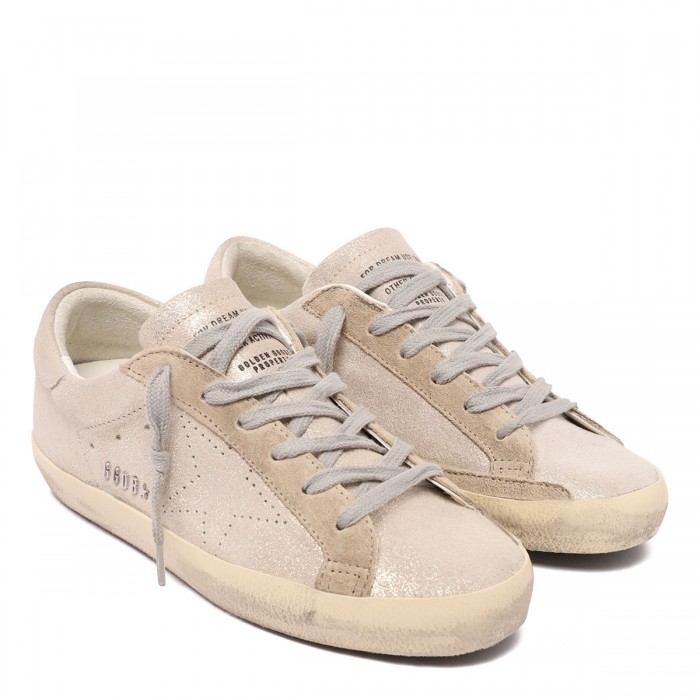 SuperStar glittery suede sneakers