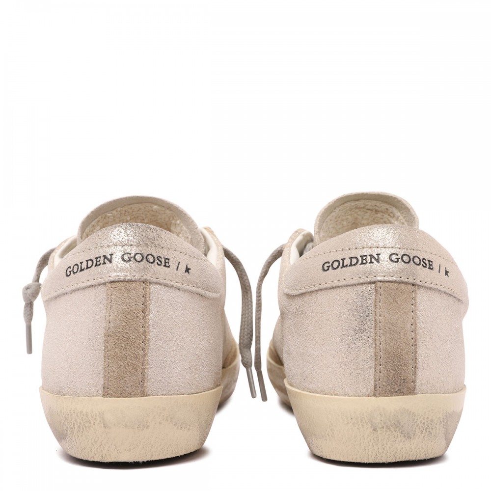 SuperStar glittery suede sneakers