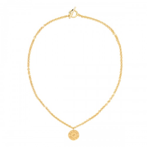 Coin pendant necklace