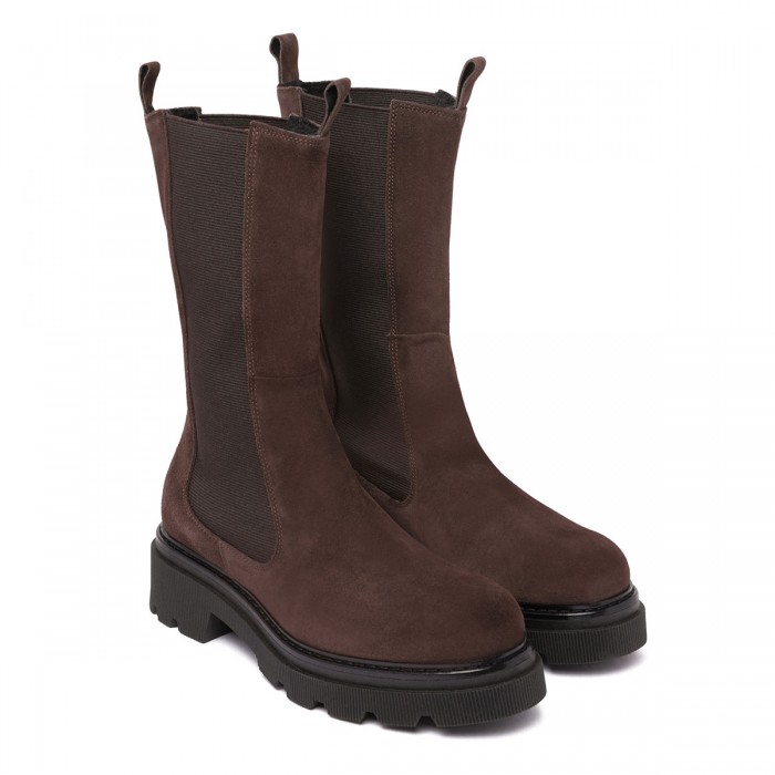 Suede Beatle booties