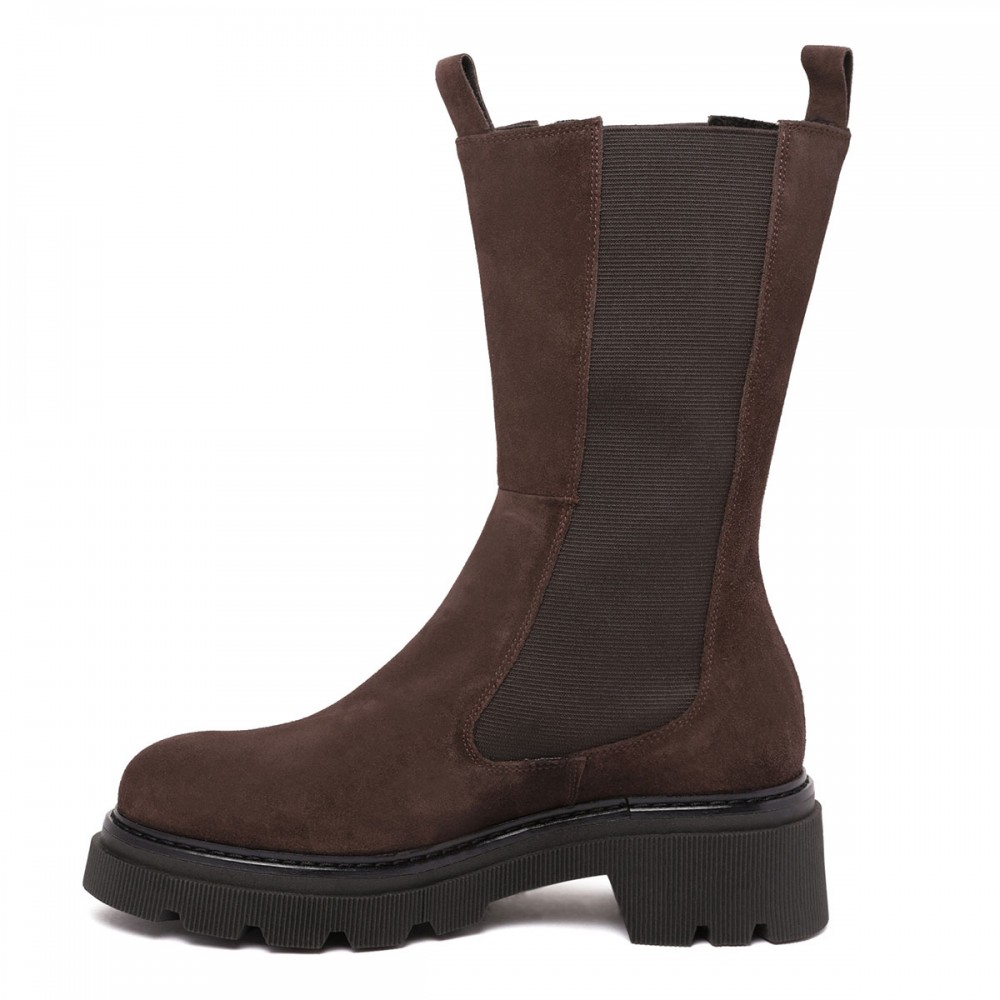 Suede Beatle booties