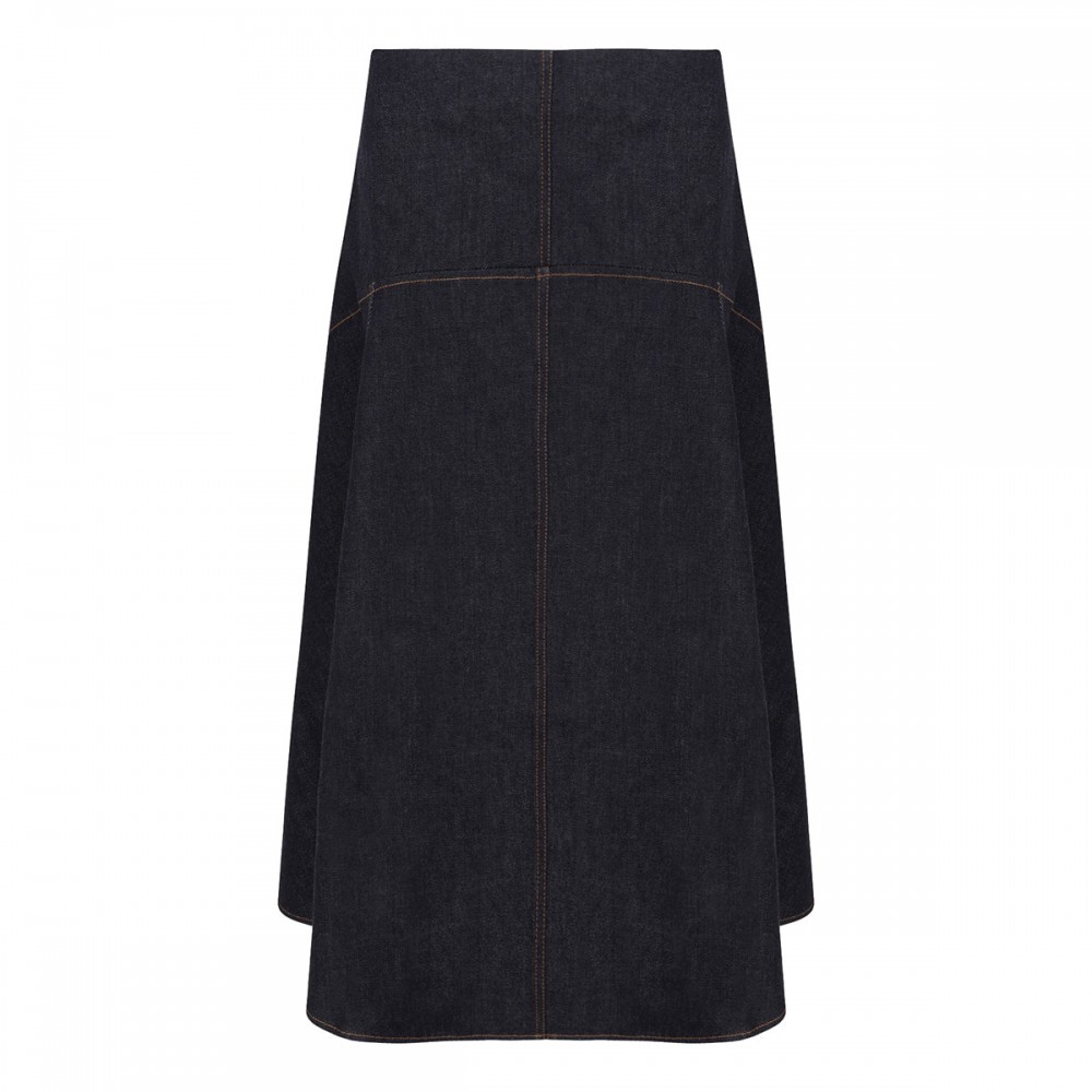 The Triangle de-Nîmes denim skirt